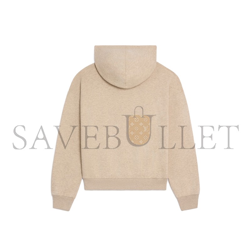CELINE ZIPPED BLASON HOODIE IN CASHMERE COTTON RY0FL450I.FYX9